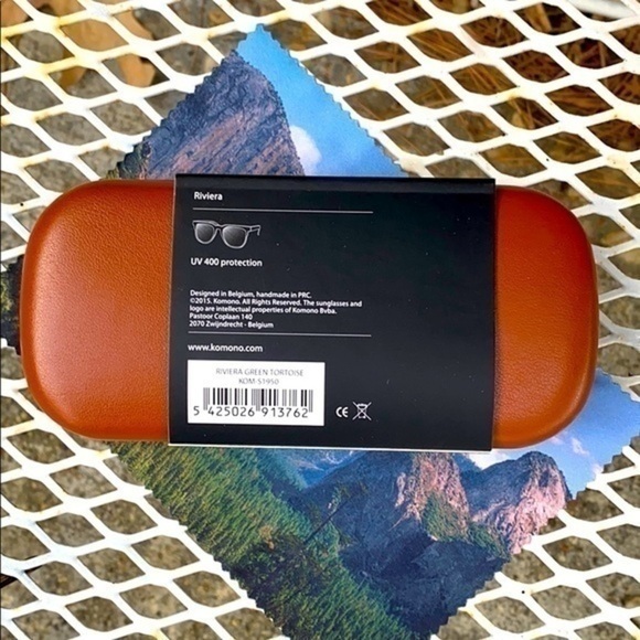 KOMONO Riviera Green Tortoise Sunglasses - Picture 7 of 16